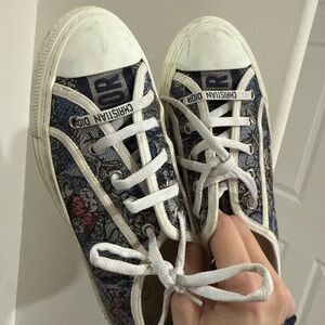 Dior Blue and White Women's Sneakers